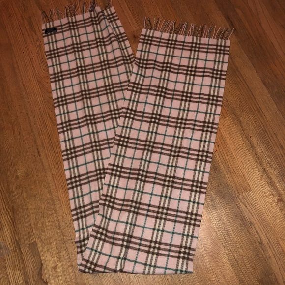 Burberry Accessories Burberry Cashmere Nova Check Candy Pink Scarf